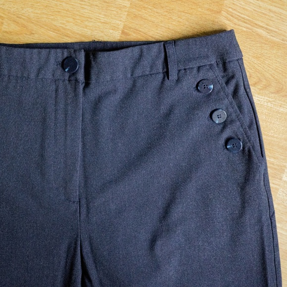 Rachel Zoe Crop Navy Dress Pants - Picture 1 of 6